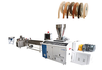 Machine d'extrusion de bande de chant en PVC à double vis