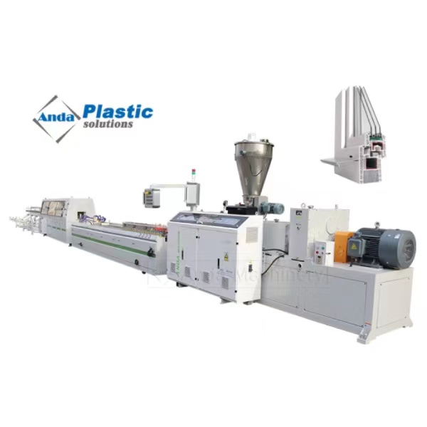 What is the manufacturing process of UPVC window profiles?