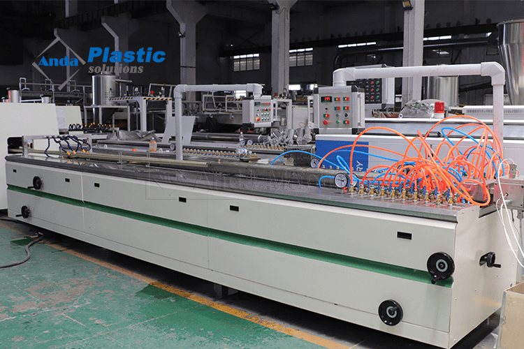 PVC Fluted Louvers Panel Machine